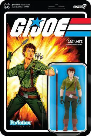 G.I. Joe Lady Jaye Covert Operations Female Animated Figure Super7