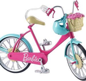 Barbie Bicycle Basket Flowers Helmet Working Petals Playset Mattel