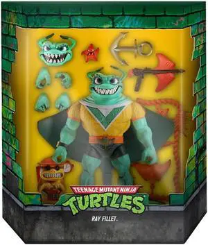 Ultimate Ray Fillet Teenage Mutant Ninja Turtles Wave 5 TMNT 7" Figure Super7