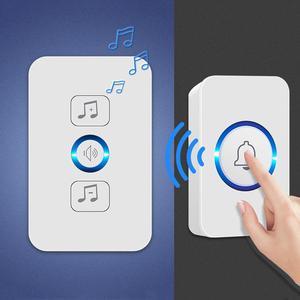 axGear Wireless Waterproof Doorbell 1 Button 1 Receiver 150M Remote Control Door Ring
