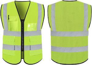 axGear Safety Reflective Vest Security Visibility Shirt Construction Traffic Warehouse