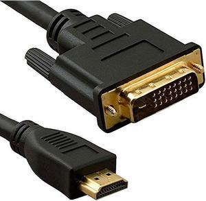 axGear HDMI to DVI Cable DVI-D 24+1 Converter Video Wire High Speed 10Ft 3M