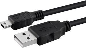 axGear USB 2.0 to Mini USB 5 Pin Cable Male to Male Wire MiniUSB Cord 6Ft 1.8M