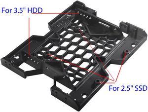axGear 2.5 Inch / 3.5 Inch Hard Drive To 5.25 Inch Drive Bay Mounting Bracket SSD Laptop HDD to DVD-RW Slot