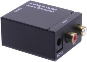 axGear Analog RCA to Optical Digital Coaxial Toslink Audio Converter Adapter Composite to Optical