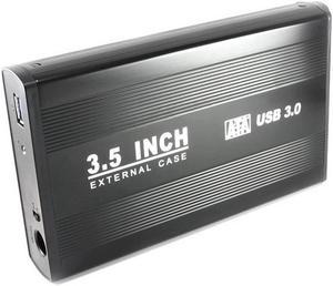 axGear 3.5 Inch SATA Hard Drive Enclosure External HDD Disk USB 3.0 Case