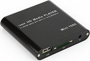 axGear USB Media Player 1080P HDMI VGA Multi Media MP3 MP4 SD SDHC MKV MPEG JPG AVI MINI