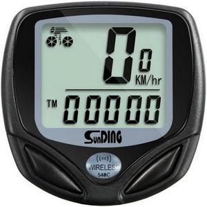 axGear Bike Speedometer Wireless Bicycle Odometer Cadence Waterproof w LCD Display