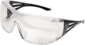 Edge Eyewear XF111-L OSSA Fit-Over Safety Glasses with Large Clear Lens