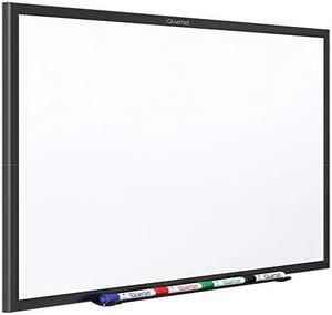 Quartet Standard Magnetic Whiteboard, 60"w x 36"h, Black Aluminum Frame