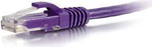 C2G 04028 Cat6 Cable - Snagless Unshielded Ethernet Network Patch Cable, Purple (8 Feet, 2.43 Meters)