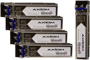 Axiom SFP Transceiver Modules are certified 100% compliant in all OEM applications. They are pre-configured with an application specific code to meet the requirement set forth by the router and switch