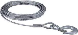 DUTTON-LAINSON 6520 Cable and Hook,1/4 In x 25 Ft.