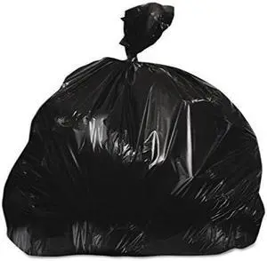 Heritage High-Density Coreless Can Liners 40-45 gal 16 mic 40 x 48 Black 250
