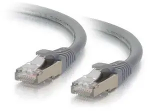 C2G 00786 Cat6 Cable - Snagless Shielded Ethernet Network Patch Cable, Gray (15 Feet, 4.57 Meters)