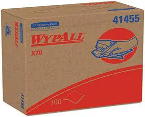 Kimberly-Clark Professional Wypall X70 Wipers Pop-Up Box 100Shts/BX WE 41455BX