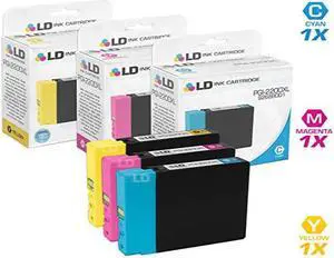 LD Compatible Ink Cartridge Replacement for Canon PGI-2200XL High Yield (Cyan, Magenta, Yellow, 3-Pack) Compatible with Canon MAXIFY MB5320 MB5020 iB4020 iB4120 MB5420 MB5120