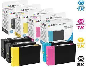 LD Compatible Ink Cartridge Replacement for Canon PGI-2200XL High Yield (2 Black, 1 Cyan, 1 Magenta, 1 Yellow, 5-Pack) Compatible with Canon MAXIFY MB5320 MB5020 iB4020 iB4120 MB5420 MB5120