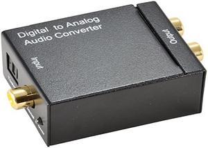 Digital Optical Coax to Analog RCA Audio Converter