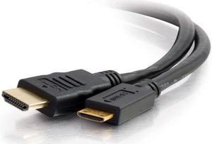 C2G 50619 4K UHD High Speed HDMI to Mini HDMI Cable (60Hz) with Ethernet for 4K Devices, Black (6 Feet, 1.82 Meters)