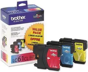 2 X Brother Color Ink Cartridges (LC613PKS) - 2 X Brother Color Ink Cartridges (LC613PKS) -