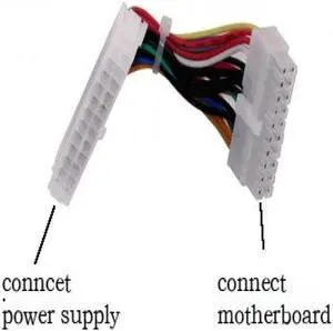 iMBAPrice - 6 inch 24 pin ATX Power Supply to 20 pin Motherboard Adapter