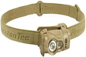 PRINCETON TEC BYT-TAC-TN Headlamp, 100 lm, Black, Tactical, Plastic