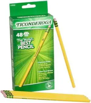 Pencils HB #2 Black Lead Yellow Barrel 48/Pack X13922X