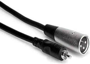 Hosa Technology 2' 3 Pin XLR Male to RCA Male Audio Interconnect Cable. #XRM102 Hosa Technology 2' 3 Pin XLR Male to RCA Male Audio Interconnect Cable. #XRM102