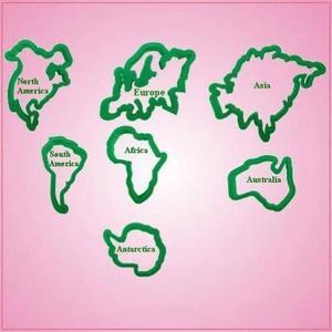 Continent Cookie Cutter Set