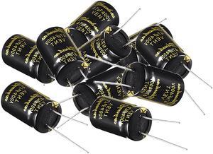 Aluminum Radial Electrolytic Capacitor 47uF 400V Life 16 x 26 mm Black 10pcs