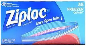 00381 Freezer Bag, 1-Qt., 38-Ct. Value Pack - Quantity 1