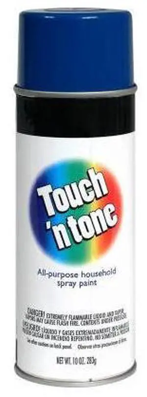 Rustoleum Touch 'N Tone Topcoat Spray Paint, 10 oz Aerosol Can, Royal Blue