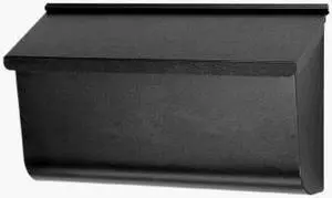 Solar, L4010WB0, Woodland Series, Extra Large, Black Galvanized Steel Wall Mount Mailbox
