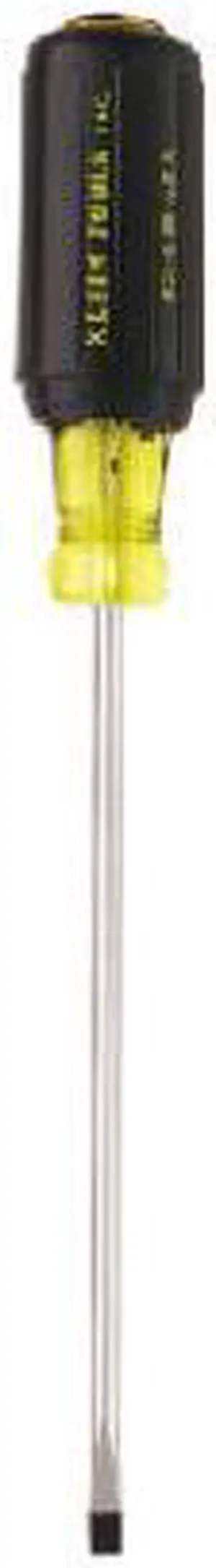 KLEIN TOOLS 601-8 Screwdriver Slotted 3/16" 8 in Round