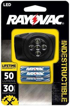 RAYOVAC DIYHL3AAA-BTA Led Headlamp,w/ Cloth Straps