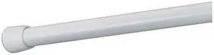 Interdesign 78572 Shower Curtain Tension Rod, White Cameo, 43-75-In. - Quantity 1
