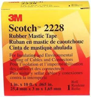 50727-BA-5 Rubber Mastic Tape, 1-In. x 10-Ft. - Quantity 1