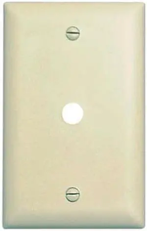 Pass & Seymour, SP11IU, Ivory, 1 Gang, Telephone Hole Opening, Urea Wall Plate