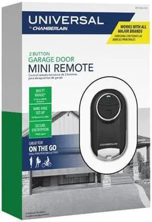 Chamberlain MC100-P2 Universal Mini Garage Door Remote - Quantity 1
