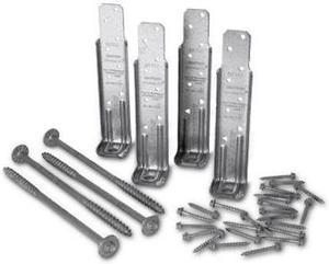 DTT1Z-KT Galvanized Deck Tension Tie Kit With Fasteners, Zmax - Quantity 1