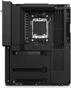 NZXT N7 B650 - N7-B65XT-B1 - AMD B650 chipset (Supports AMD 7000 Series CPUs) - ATX Gaming Motherboard - Integrated Rear I/O Shield - WiFi 6 connectivity - Black