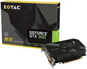 ZOTAC GeForce GTX 950 2GB GDDR5 PCI-E 3.0 Video Card ZT-90607-10H
