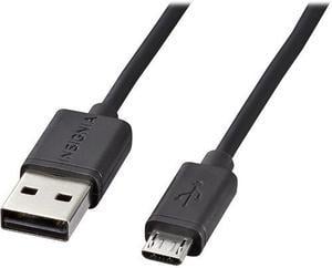 Micro USB Samsug smartphone Charging Cable - Black - 4ft"