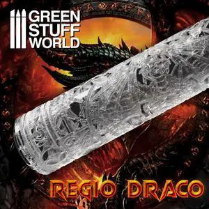 Green Stuff World Rolling Pin Regio Draco 2986