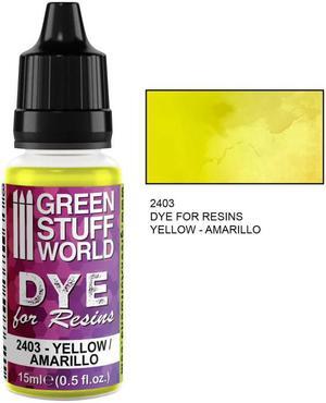 Green Stuff World YELLOW Dye for Resins 2403