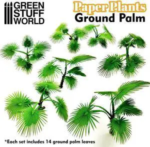 Green Stuff World Paper Plants - Ground Palm 10364