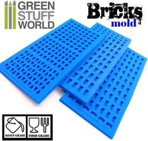 Green Stuff World for Models and Miniatures  Silicone Brick Molds 1507