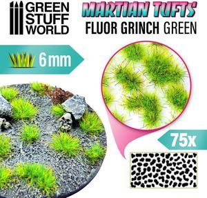 Green Stuff World Martian Fluorescent Tufts - GRINCH GREEN 10676