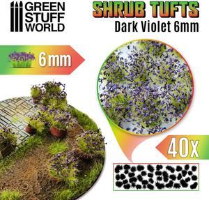 Green Stuff World Shrub Tufts - 6mm self-adhesive - Dark Violet 10743
